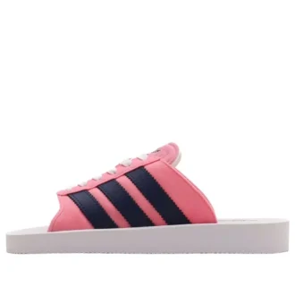 Adidas Gazelle Beach Slides “Pink Dark Blue”