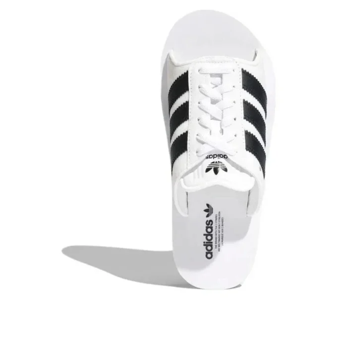 Adidas Gazelle Beach Slides “White Black”