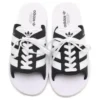 Adidas Gazelle Beach Slides “White Black”