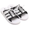 Adidas Gazelle Beach Slides “White Black”