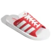 Adidas Gazelle Beach Slides “White Red”