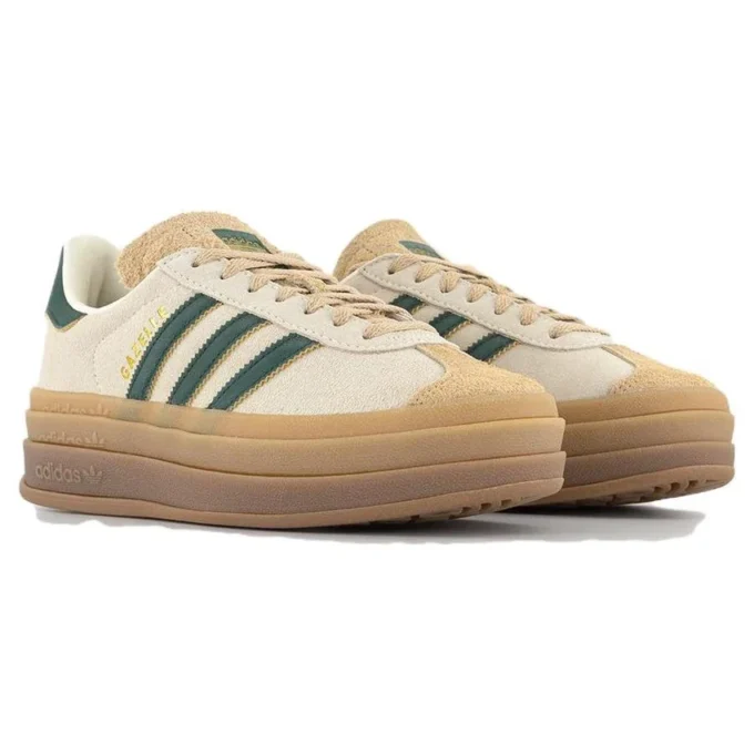 Adidas Gazelle Bold “Cream Collegiate Green”