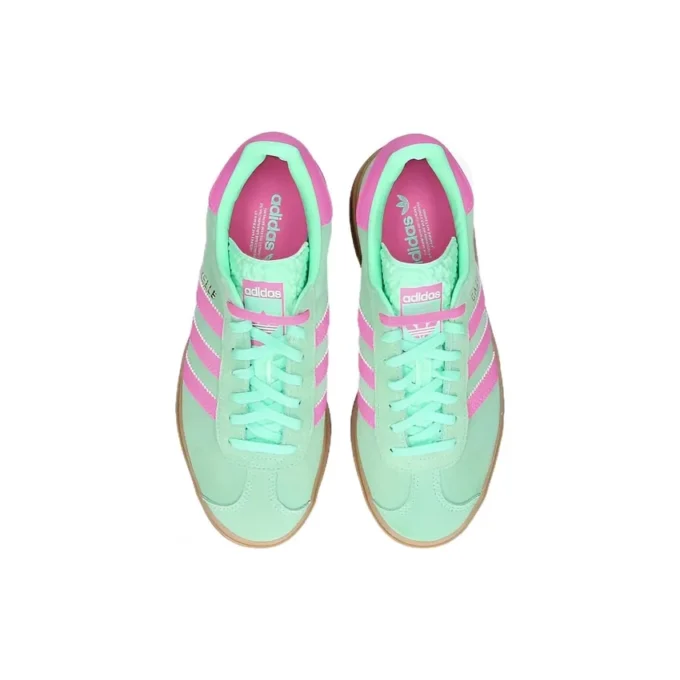 Adidas Gazelle Bold “Pulse Mint Screaming Pink”