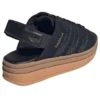 Adidas Gazelle Bold Sandals “Core Black Snakeskin”