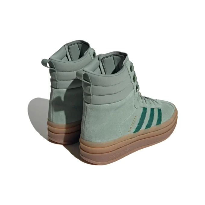 Adidas Gazelle Boot “Silver Green Gum”