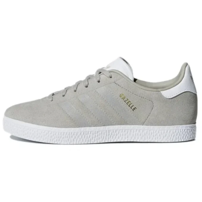 Adidas Gazelle “Gray White Gold”