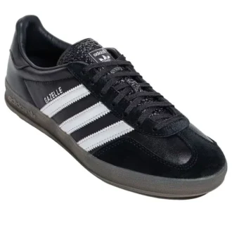 Adidas Gazelle Indoor “Black Matte Silver Gum”
