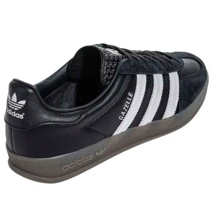 Adidas Gazelle Indoor “Black Matte Silver Gum”