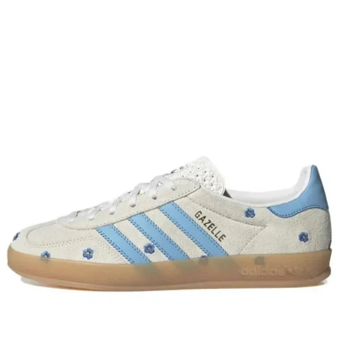Adidas Gazelle Indoor Floral “White Blue”
