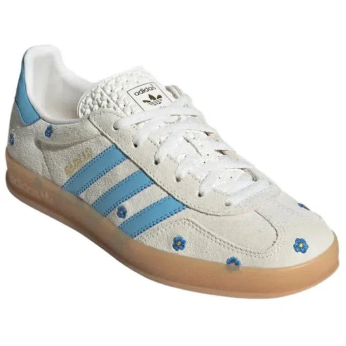 Adidas Gazelle Indoor Floral “White Blue”