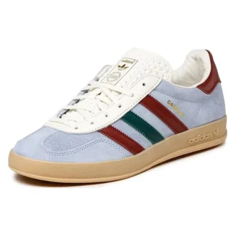 Adidas Gazelle Indoor Shoes “Blue Dawn Collegiate Burgundy”