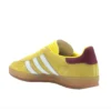 Adidas Gazelle Indoor Shoes “Bright Yellow Burgundy”