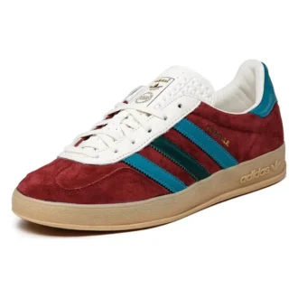 Adidas Gazelle Indoor Shoes “Burgundy Arctic Fusion Collegiate Green”