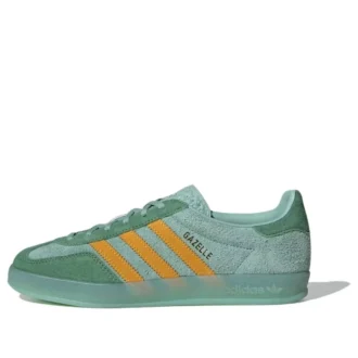 Adidas Gazelle Indoor Shoes “Green Orange”