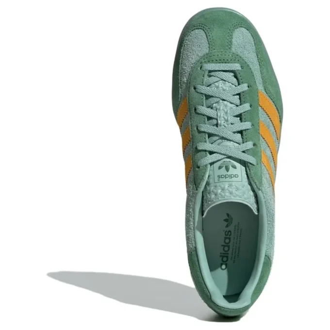 Adidas Gazelle Indoor Shoes “Green Orange”