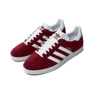 Adidas Gazelle Shoes “Burgundy White”