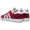 Adidas Gazelle Shoes “Burgundy White”