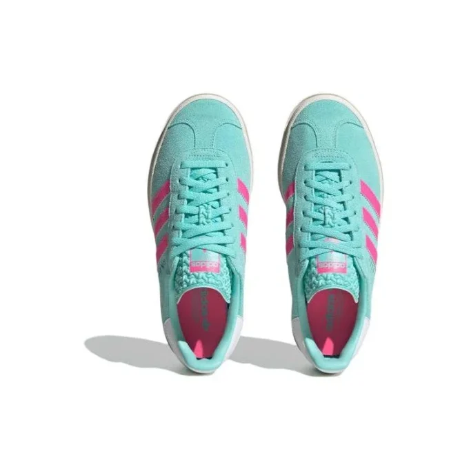 Adidas Gazelle Shoes “Flash Aqua Lucid Pink”
