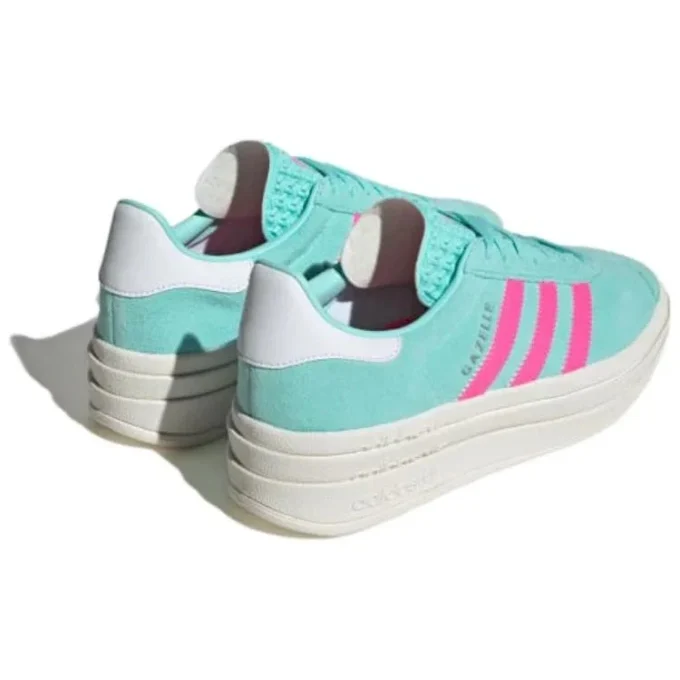 Adidas Gazelle Shoes “Flash Aqua Lucid Pink”