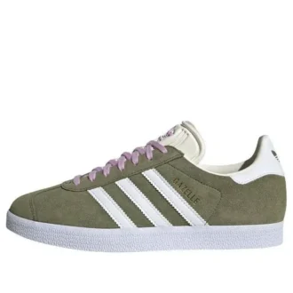 Adidas Gazelle Shoes “Focus Olive White”