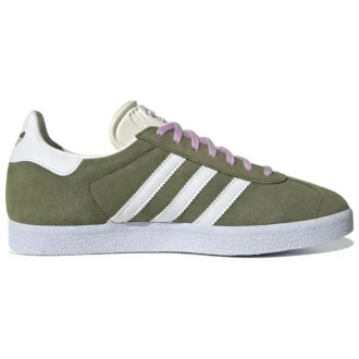 Adidas Gazelle Shoes “Focus Olive White”
