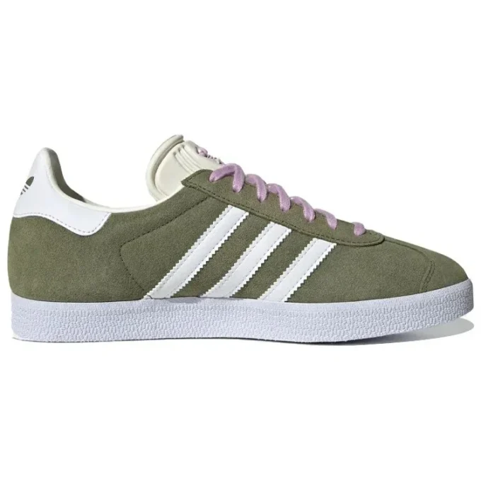 Adidas Gazelle Shoes “Focus Olive White”