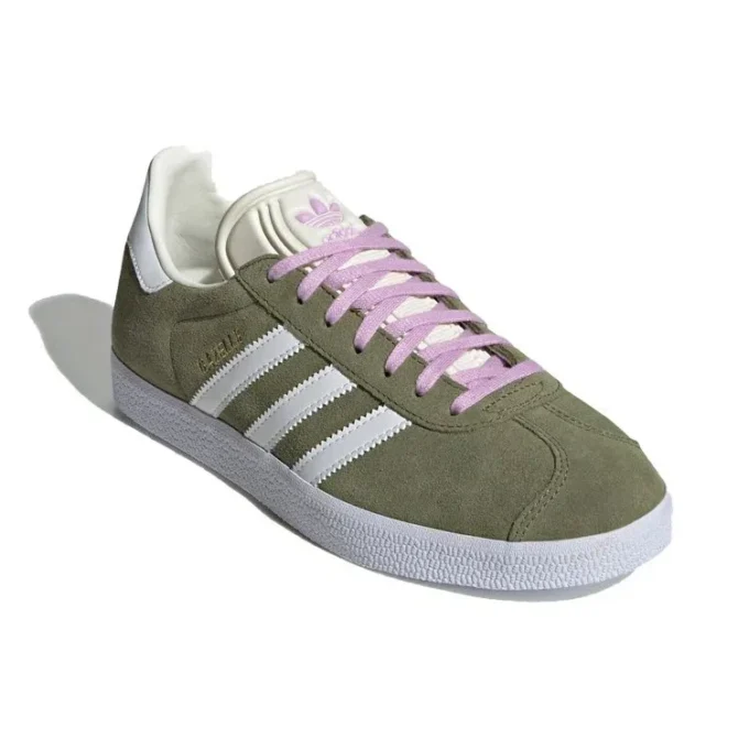 Adidas Gazelle Shoes “Focus Olive White”