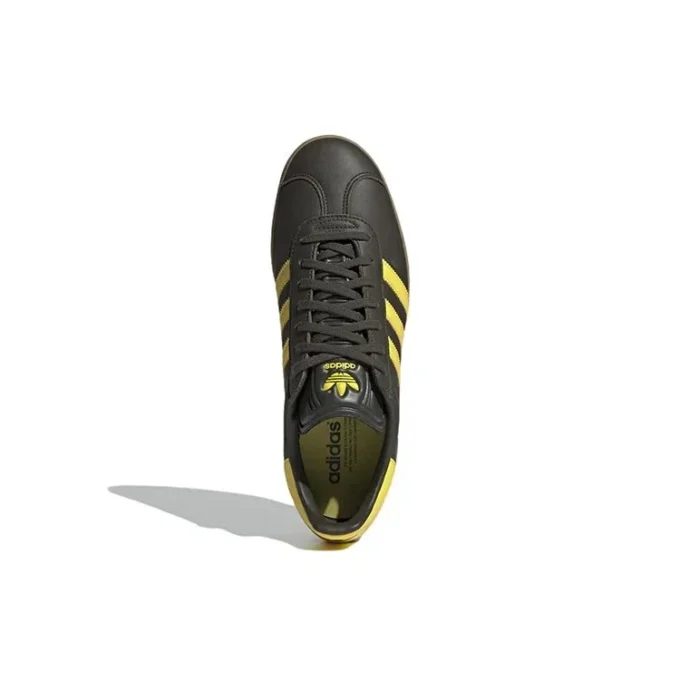 Adidas Gazelle Shoes “Shadow Olive Impact Yellow”