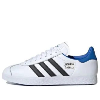 Adidas Gazelle Shoes “White Black Blue”