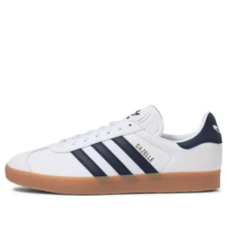Adidas Gazelle Shoes “White Navy Gum”