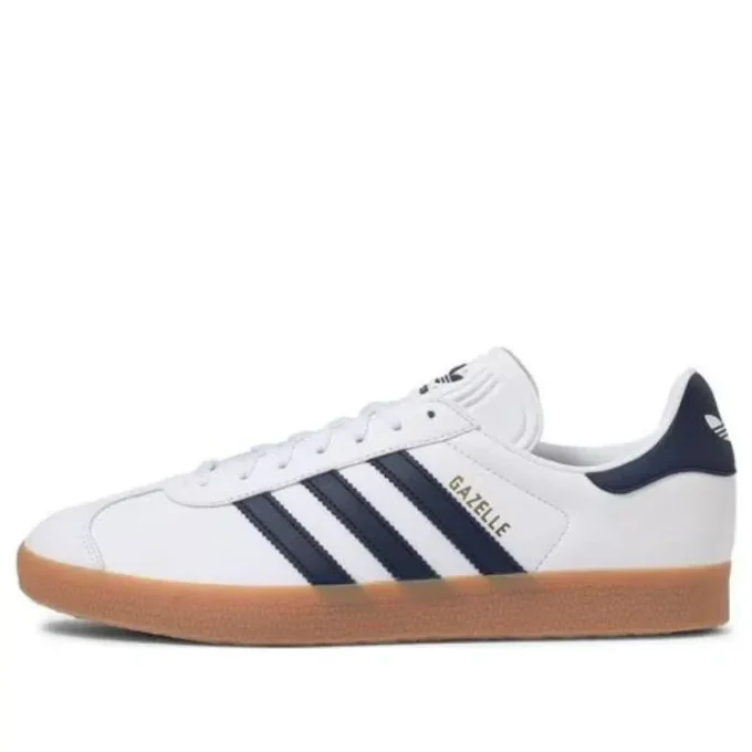 Adidas Gazelle Shoes “White Navy Gum”