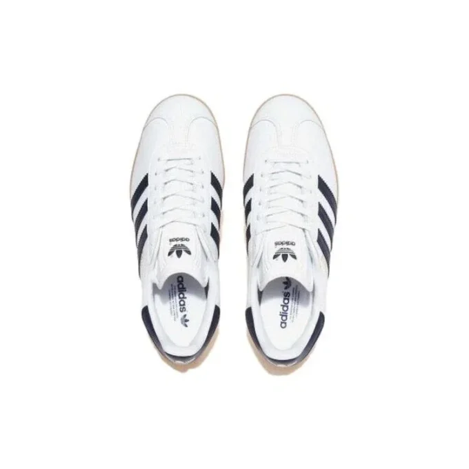Adidas Gazelle Shoes “White Navy Gum”