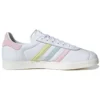 Adidas Gazelle Shoes “White Yellow Blue Pink”
