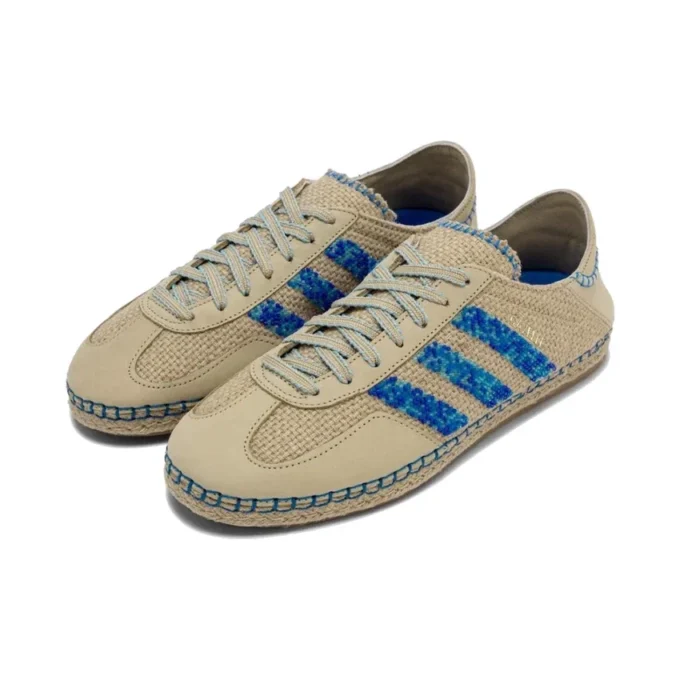 Adidas X Clot Gazelle “Linen Khaki Blue Bird”