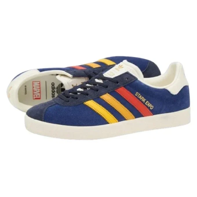 Adidas X Marvel Gazelle “Stark Industries Pack” Size? Exclusive